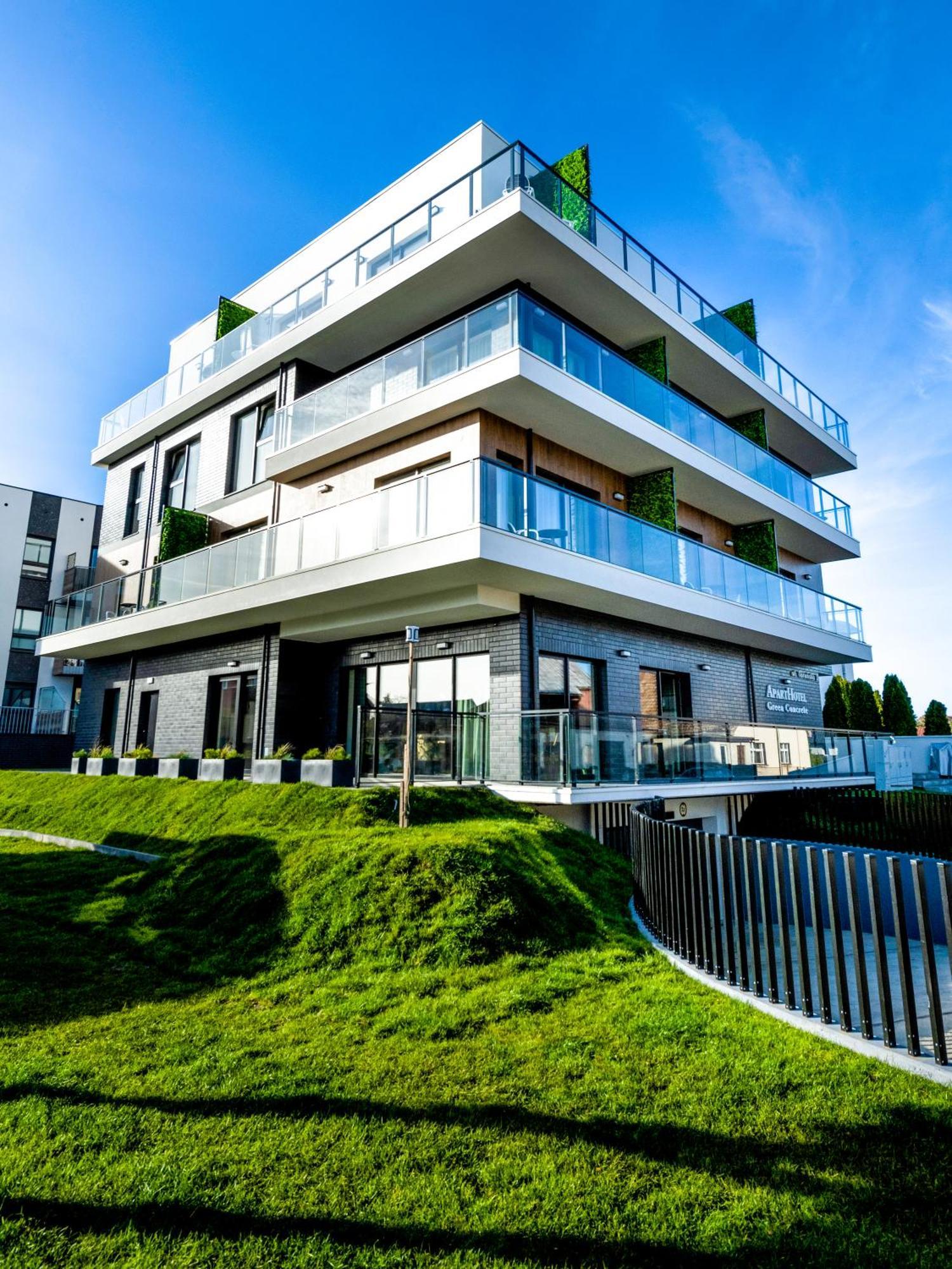 Aparthotel Green Concrete - Eko-Bus Na Plaze, Rowery I Masaze Swinoujscie Exterior foto